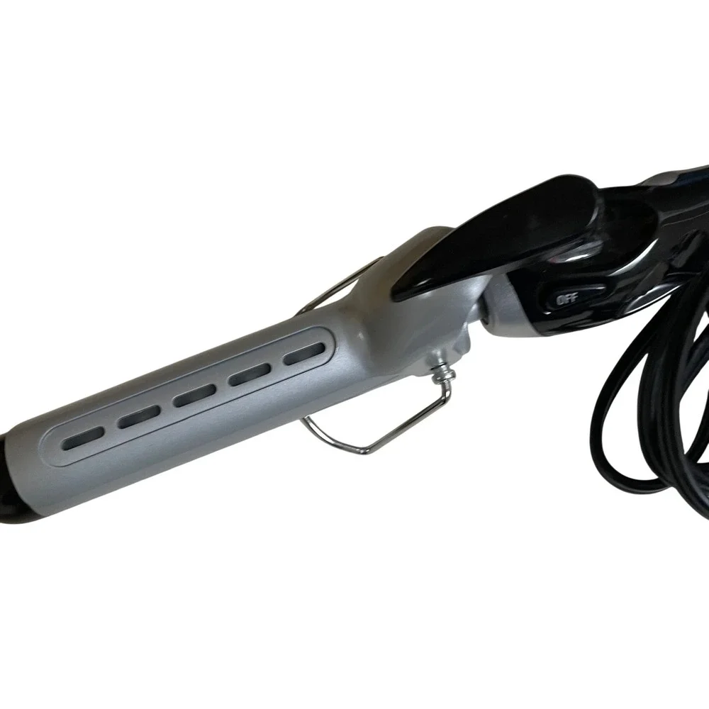 Gold N Hot Professional Infrared‎ Spring Curling Iron GH3115 Black Silver 1 Inch